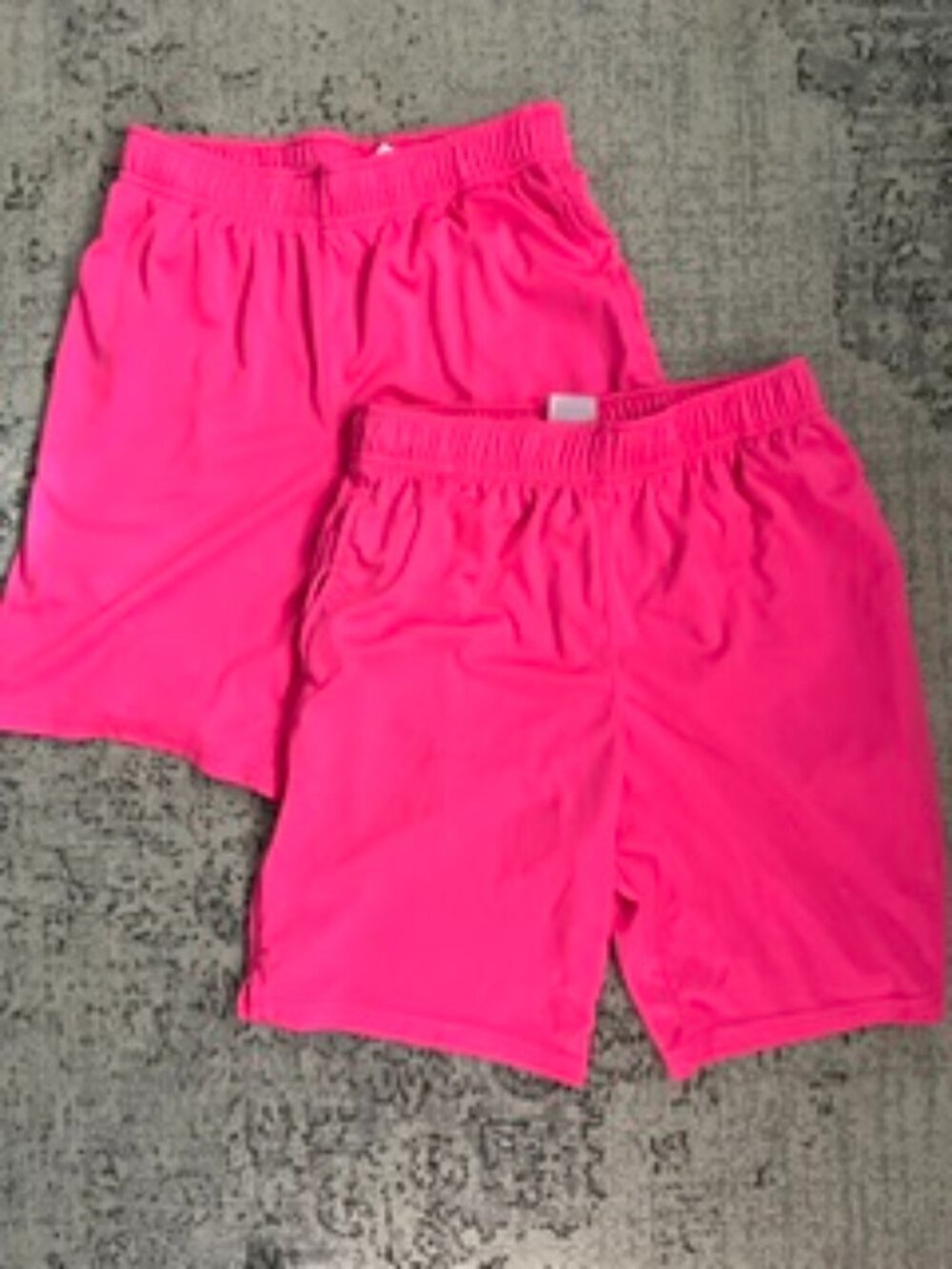 🧡3/$15 Athletic Works Pink Shorts Kids L (10-12) Bundle x 2
